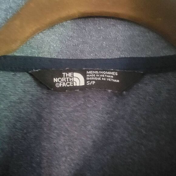 The North Face Quarter Zip Mens SZ S Blue - Picture 3 of 4